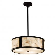 Justice Design Group ALR-9541-MBLK - Tribeca 18" Drum Pendant