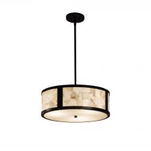 Justice Design Group ALR-9541-MBLK-LED3-3000 - Tribeca 18&#34; LED Drum Pendant