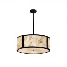 Justice Design Group ALR-9542-MBLK - Tribeca 24" Drum Pendant