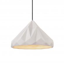 Justice Design Group CER-6450-BIS-CROM-BKCD - Geometric 1-Light Pendant