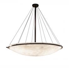 Justice Design Group CLD-9698-35-DBRZ - 72&#34; Round Pendant Bowl w/ Ring
