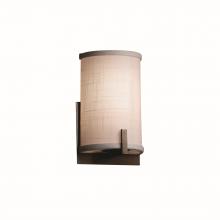Justice Design Group FAB-5531-WHTE-DBRZ - Century ADA 1-Light Wall Sconce