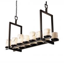 Justice Design Group FAL-8769-10-DBRZ-LED14-9800 - Dakota 14-Light Bridge LED Chandelier (Short)