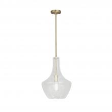 Justice Design Group FSN-4170-SEED-BRSS - Harlow 12&#34; Pendant