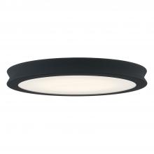 Justice Design Group FSN-4182-OPAL-MBTX - Bevel 16&#34; LED Flush-Mount