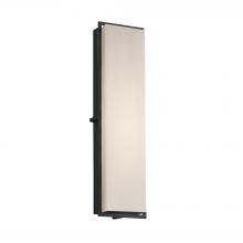 Justice Design Group FSN-7565W-OPAL-MBLK - Avalon 24&#34; ADA Outdoor/Indoor LED Wall Sconce