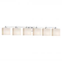 Justice Design Group FSN-8436-55-OPAL-CROM-LED6-4200 - Regency 6-Light LED Bath Bar