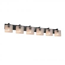 Justice Design Group FSN-8926-30-SEED-MBLK-LED6-4200 - Modular 6-Light LED Bath Bar