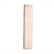 Justice Design Group PNA-7567W-WAVE-NCKL - Avalon 48" ADA Outdoor/Indoor LED Wall Sconce