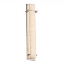 Justice Design Group PNA-7617W-WAVE-NCKL - Monolith 48" ADA LED Outdoor/Indoor Wall Sconce
