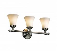 Justice Design Group FSN-8523-20-MROR-CROM - Tradition 3-Light Bath Bar