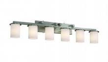 Justice Design Group FSN-8786-10-MROR-DBRZ - Dakota 6-Light Bath Bar