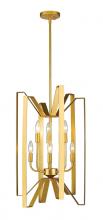 Z-Lite 4000-6PMG - 6 Light Chandelier