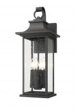 Z-Lite 5017B-BK - 4 Light Outdoor Wall Light