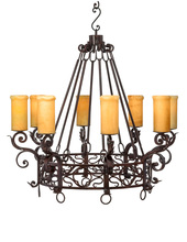 Santangelo Lighting & Design CH-HRST-8L - Hearst 8-light Chandelier