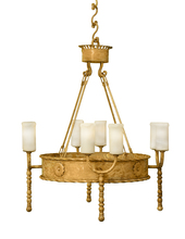 Santangelo Lighting & Design CH-MNTCT-8L-GW - Montecito 8-light Chandelier - Golden White Finish