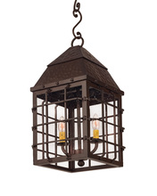 Santangelo Lighting & Design EX-SVLL-HNG-LG - Seville Hanging Lantern - Large