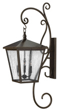 Hinkley Merchant 1439RB - Double XL Wall Mount Lantern with Scroll