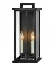 Hinkley Merchant 20014BK - Medium Wall Mount Lantern