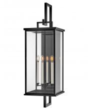 Hinkley Merchant 20019BK - Extra Large Wall Mount Lantern