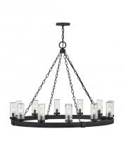 Hinkley Merchant 29207BK - Large Single Tier Chandelier