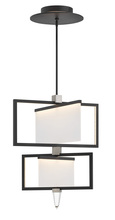 Hinkley Merchant 32506BLK - Medium Adjustable Two Tier Chandelier