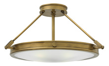 Hinkley Merchant 3382HB - Medium Semi-Flush Mount