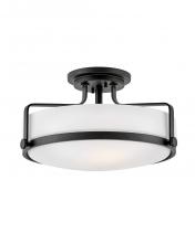 Hinkley Merchant 3643BK - Medium Semi-Flush Mount