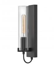 Hinkley Merchant 37850BK - Medium Single Light Sconce