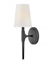 Hinkley Merchant 4460BK - Medium Single Light Sconce