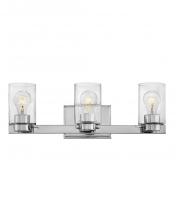 Hinkley Merchant 5053CM-CL - Medium Three Light Vanity