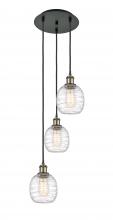 Innovations Lighting 113B-3P-BAB-G1013 - Belfast - 3 Light - 13 inch - Black Antique Brass - Cord Hung - Multi Pendant