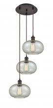 Innovations Lighting 113B-3P-OB-G249 - Gorham - 3 Light - 16 inch - Oil Rubbed Bronze - Cord Hung - Multi Pendant