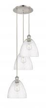 Innovations Lighting 113B-3P-PN-GBD-94 - Bristol - 3 Light - 16 inch - Polished Nickel - Cord Hung - Multi Pendant