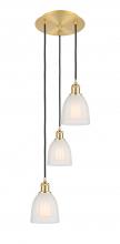 Innovations Lighting 113B-3P-SG-G441 - Brookfield - 3 Light - 12 inch - Satin Gold - Cord Hung - Multi Pendant