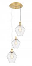 Innovations Lighting 113B-3P-SG-G654-8 - Cindyrella - 3 Light - 15 inch - Satin Gold - Cord Hung - Multi Pendant