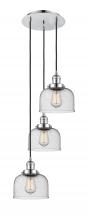 Innovations Lighting 113F-3P-PC-G74 - Cone - 3 Light - 14 inch - Polished Chrome - Cord hung - Multi Pendant