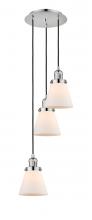 Innovations Lighting 113F-3P-PN-G61 - Cone - 3 Light - 13 inch - Polished Nickel - Cord hung - Multi Pendant