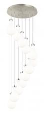 Innovations Lighting 126-451-1P-SN-G451-7GWH - Owego - 12 Light - 24 inch - Brushed Satin Nickel - Multi Pendant