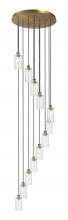 Innovations Lighting 126B-12P-BB-G434-7SDY - Crown Point - 12 Light - 24 inch - Brushed Brass - Multi Pendant