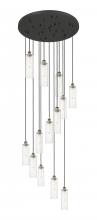 Innovations Lighting 132BK-B-13P-BB-G434-12CL - Crown Point - 13 Light - 32 inch - Brushed Brass - Multi Pendant