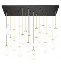 Innovations Lighting 172BK-451-1P-CB-G451-7GWH - Owego - 21 Light - 71 inch - Brushed Champagne Bronze - Multi Pendant