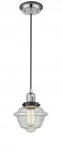 Innovations Lighting 201CBP-PNBK-G534 - Oxford - 1 Light - 7 inch - Polished Nickel - Cord hung - Mini Pendant