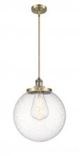 Innovations Lighting 201S-AB-G204-14 - Beacon - 1 Light - 14 inch - Antique Brass - Stem Hung - Pendant