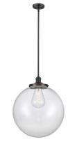 Innovations Lighting 201S-OB-G202-18 - Beacon - 1 Light - 18 inch - Oil Rubbed Bronze - Stem Hung - Pendant