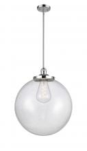 Innovations Lighting 201S-PC-G204-18 - Beacon - 1 Light - 18 inch - Polished Chrome - Stem Hung - Pendant