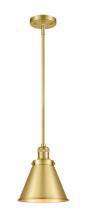 Innovations Lighting 201S-SG-M13-SG - Appalachian - 1 Light - 8 inch - Satin Gold - Stem Hung - Mini Pendant