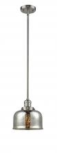 Innovations Lighting 201S-SN-G78 - Bell - 1 Light - 8 inch - Brushed Satin Nickel - Stem Hung - Mini Pendant