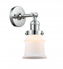 Innovations Lighting 203-PC-G181S-LED - Canton - 1 Light - 5 inch - Polished Chrome - Sconce
