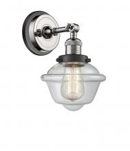 Innovations Lighting 203BP-PNBK-G532 - Oxford - 1 Light - 8 inch - Polished Nickel - Sconce